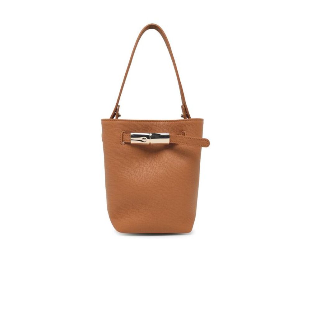 Longchamp 'Le Smart Flow' Brown Leather Bag Women